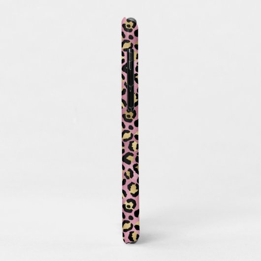 Pink und Gold Leopard Serie Design 15 Case-Mate iPhone Hülle (Hinten/Links)