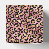 Pink und Gold Leopard Serie Design 15 Geschenkschachtel (Oben)