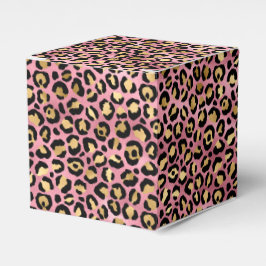 Pink und Gold Leopard Serie Design 15 Geschenkschachtel