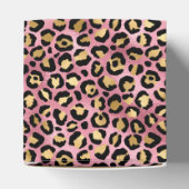 Pink und Gold Leopard Serie Design 15 Geschenkschachtel (Oben)