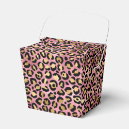Pink und Gold Leopard Serie Design 15 Geschenkschachtel