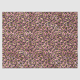 Pink und Gold Leopard Serie Design 15 Seidenpapier
