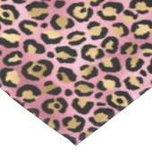 Pink und Gold Leopard Serie Design 15 Tischdecke (Schrägansicht)