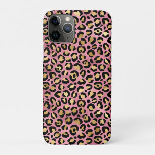 Pink- und Gold-Leoparden-Serien-Design 15 Case-Mate iPhone Hülle