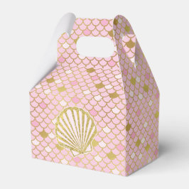Pink und Gold-Meerjungfrauenkasten Geschenkschachtel