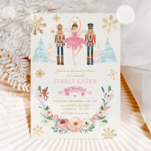 Pink und Gold Nutcracker Birthday Sugum Pflaume Fa