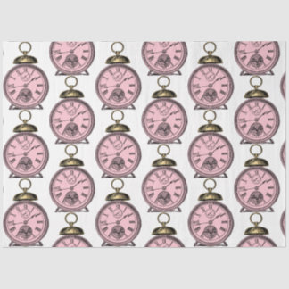Pink und Gold Steampunk Serie Design 34 Seidenpapier