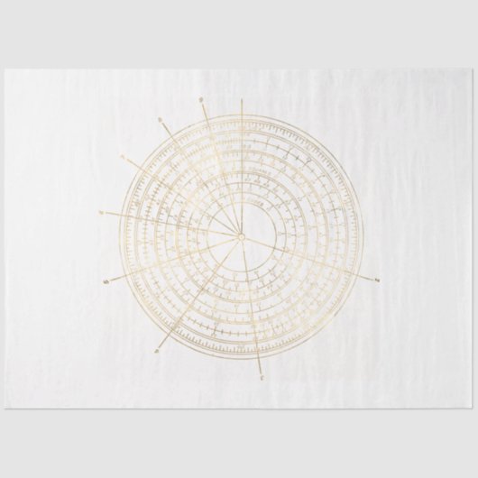 Pink und Gold Steampunk Serie Design 42 Seidenpapier (Vorderseite)