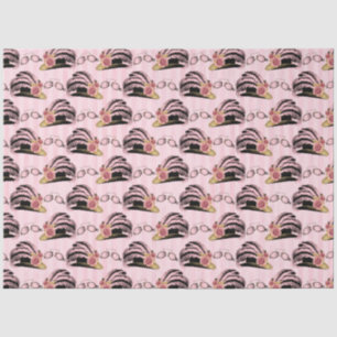 Pink und Gold Steampunk Serie Design 52 Seidenpapier