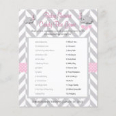 Pink und Grau Elephant Baby Duwer Game (Vorderseite)