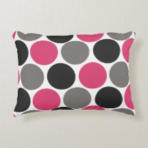 Pink und Grau Polka Dot