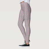 Pink und Grau Polka Dot Leggings (Links)