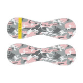 Pink und Gray Camouflage Ihr Name personalisieren Baseball (Paneele)