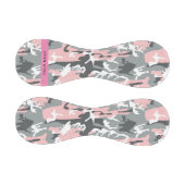 Pink und Gray Camouflage Ihr Name personalisieren Baseball (Paneele)