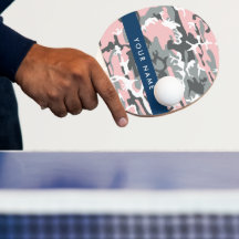 Pink und Gray Camouflage Ihr Name personalisieren