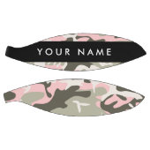 Pink und Green Camouflage Ihr Name Persönlich gest Basketball (Panele)