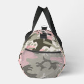Pink und Green Camouflage Ihr Name Persönlich gest Duffle Bag (Rechts)