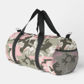 Pink und Green Camouflage Ihr Name Persönlich gest Duffle Bag (Rechte Ecke)