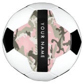 Pink und Green Camouflage Ihr Name Persönlich gest Fußball (Gedreht)