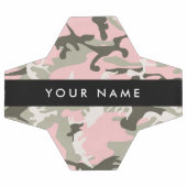 Pink und Green Camouflage Ihr Name Persönlich gest Fußball (Flach)