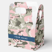 Pink und Green Camouflage Ihr Name Persönlich gest Geschenkschachtel (Geöffnet)