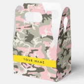Pink und Green Camouflage Ihr Name Persönlich gest Geschenkschachtel (Geöffnet)