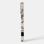 Pink und Green Camouflage Ihr Name Persönlich gest iPhone Hülle (Linke Seite)