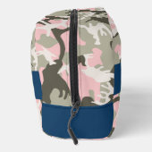 Pink und Green Camouflage Ihr Name Persönlich gest Waschbeutel (Rechts)