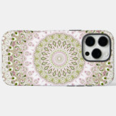 Pink und Green Floral Mandala Design Case-Mate iPhone Hülle (Rückseite (Horizontal))