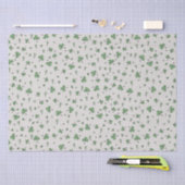 Pink und Green Gingham St Patricks Day Seidenpapier (Handwerk)