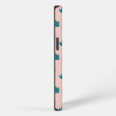 Pink und Green Girly Cactus Pattern iPhone Hülle (Rechte Seite)