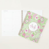 Pink und Green Mit Monogramm Paisley Custom Planer (Anzeige)