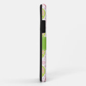 Pink und Green Paisley iPhone Monogram Custom Case-Mate iPhone Hülle (Hinten/Rechts)
