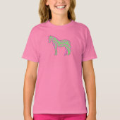 Pink und Green Paisley Pony Shirt (Vorderseite)