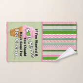 Pink und Green Pickleball Court Accessoire Handtuch (Handtuch)