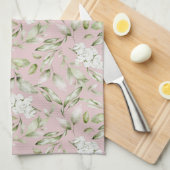 PINK UND GRÜN  GESCHIRRTUCH (Viertel Falte)