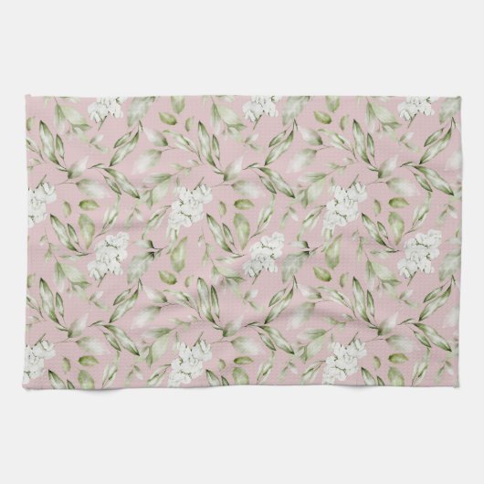 PINK UND GRÜN  GESCHIRRTUCH (Horizontal)