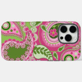 Pink und grün Paisley iPhone 16 Fall Case-Mate iPhone Hülle (Rückseite (Horizontal))