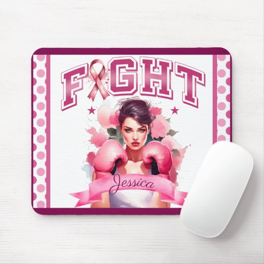 Pink und Hübscher Bluterbauchkrebs Mousepad (Mit Mouse)