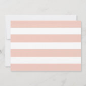 Pink und Kupfer Confetti Dots Silvester Party Einladung (Rückseite)