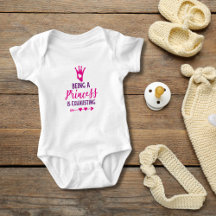 Pink und Lila Als Prinzessin zu sein ist anstrenge