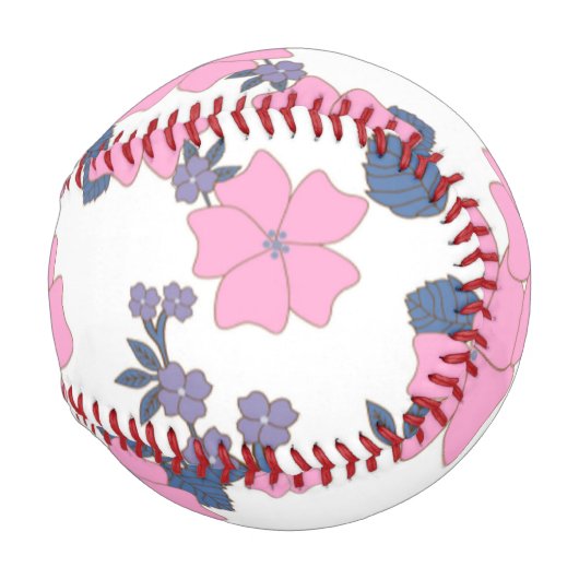 PINK UND LILA BLUME BASEBALL (Vorne Rechts)