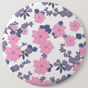PINK UND LILA BLUME BUTTON