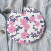 PINK UND LILA BLUME BUTTON (Beispiel)