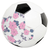 PINK UND LILA BLUME FUßBALL (Dreiviertel)