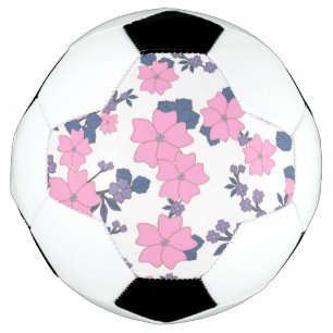 PINK UND LILA BLUME FUßBALL