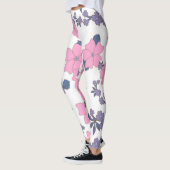 PINK UND LILA BLUME LEGGINGS (Links)
