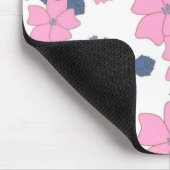 PINK UND LILA BLUME MOUSEPAD (Ecke)