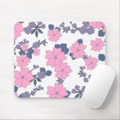 PINK UND LILA BLUME MOUSEPAD (Mit Mouse)