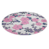 PINK UND LILA BLUME SCHNEIDEBRETT (Ecke)